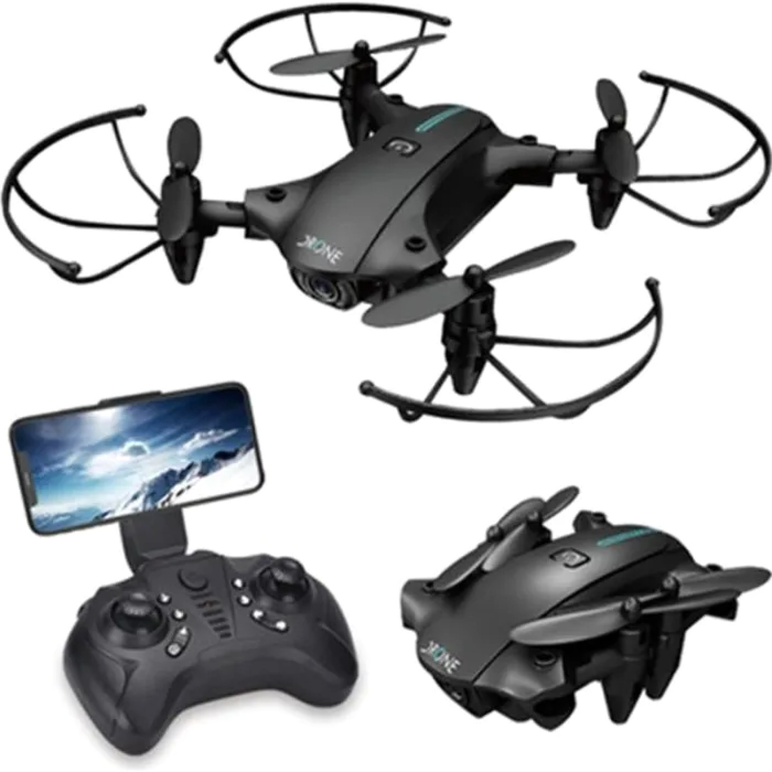 Drone pliable Wi-Fi Tech rc avec caméra HD pour immortaliser vos sorties