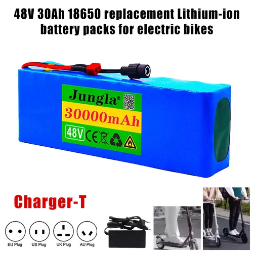 E-Bike Li-Ion Akku 48V 30/58Ah 13S3P Ersatz Lithium Ionen Akkupack mit Ladegerät - Bild 12 von 19