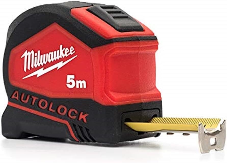 Milwaukee Flexómetro Autolock 5m x 27mm (cajas de 6)