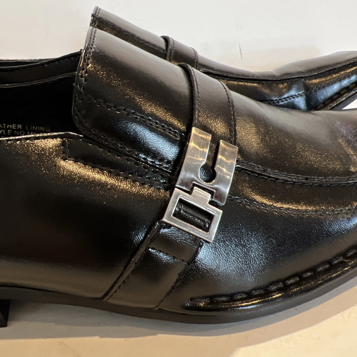 Delli Aldo Mens Size 7.5 Black Woven Texture Derby Dress Business Shoes M3-19157 ALDO Dress Shoes Mens 7.5 Black Oxford Derby Lawson Texture  main image 3
