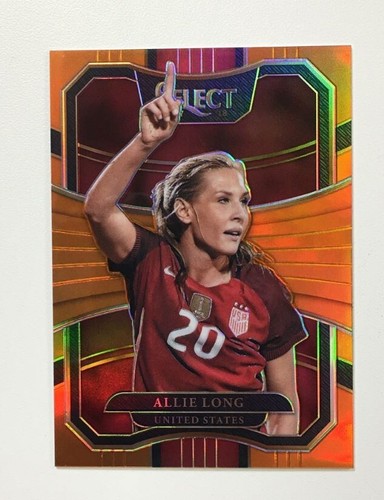 2017 Panini Select Soccer Orange Allie Long #46