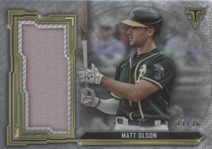 2020 Topps Triple Threads - Matt Olson #SJR-MO - 1 of 1