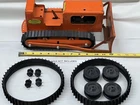 1 new set of tracks and wheels for Tonka Toy Giant bulldozer Pressed Steel
