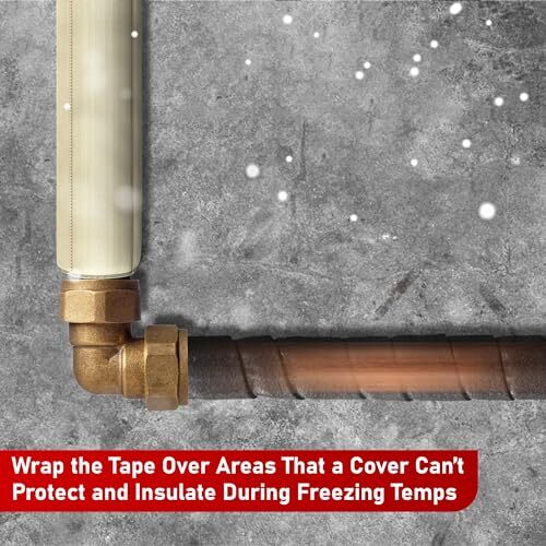 3 Inch Tape Insulation Tape for Water 3 in x 14 ft Copper Pipe