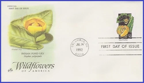 USA5 #2680 U/A ARTCRAFT FDC   Indian Pond Lily Wildflower