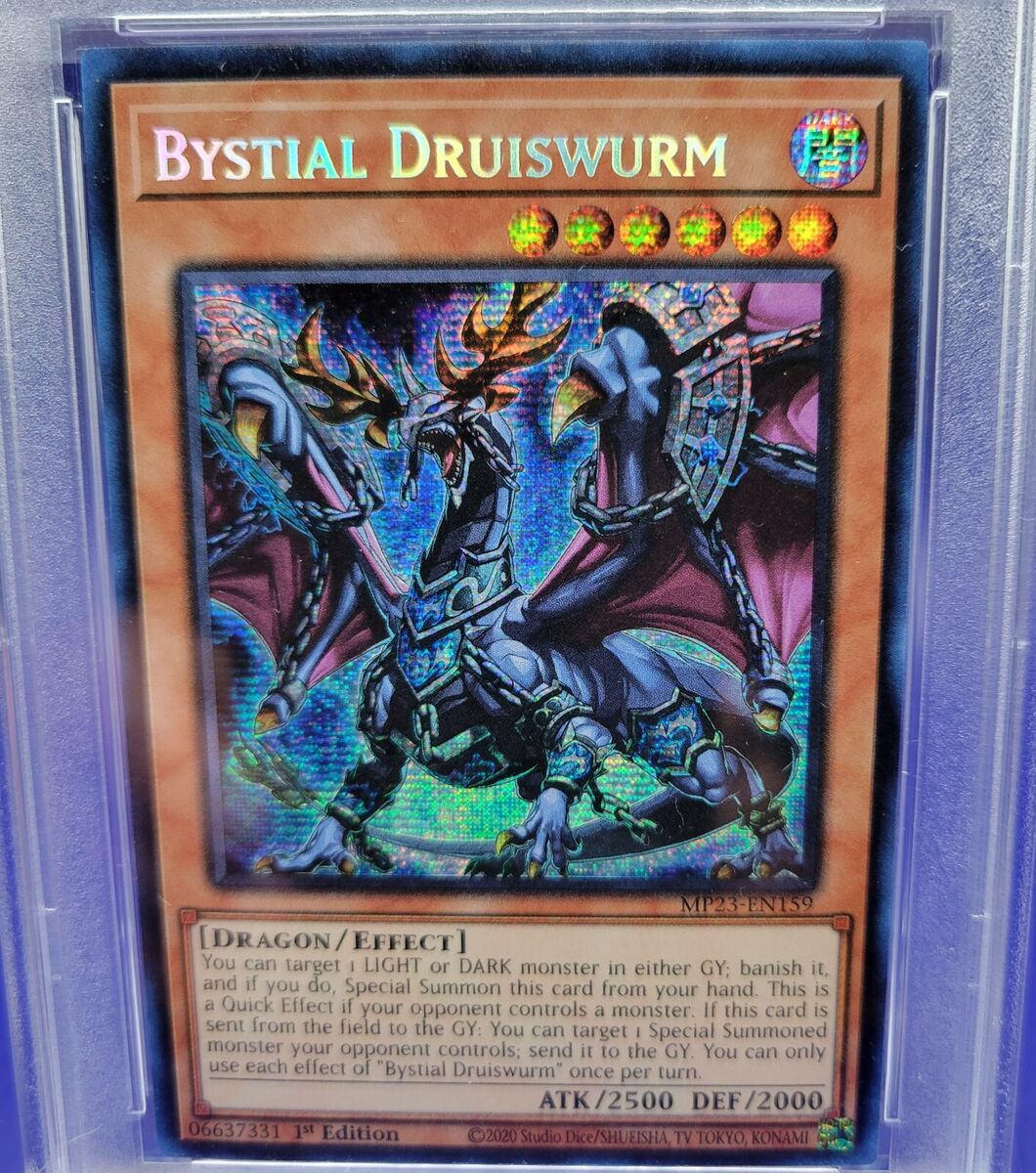 Yugioh - PSA 10 Bystial Druiswurm MP23-EN159 - GEM MINT Yugioh - PSA 10 Bystial Druiswurm MP23-EN159 - GEM MINT