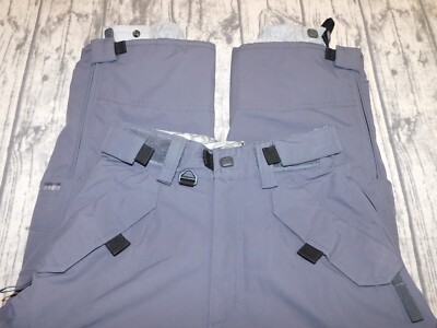 TURBINE E408 SNOW PANTS SKI SNOWBOARD CARGO DURABLE VENTS ADJUSTABLE BOY'S S 8