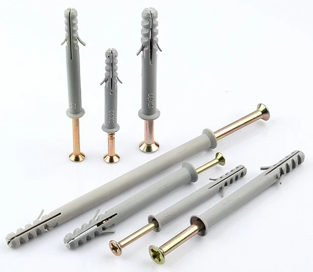 HIGHLAND FASTENERS LTD M8 M10 Frame Fixings Nylon Rawl Plug and Screw