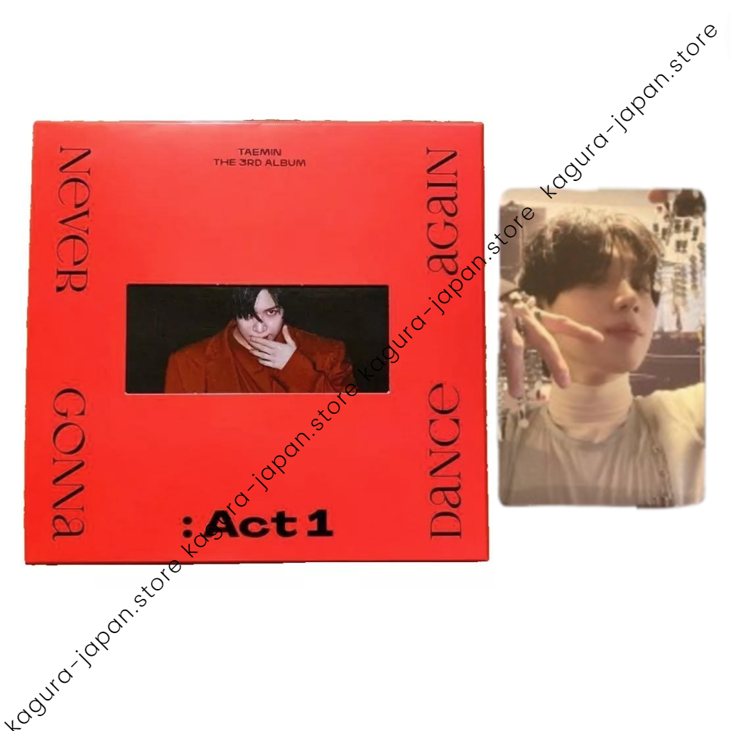 SHINee TAEMIN Never Gonna Dance Again NGDA Act 1 Suspect ver. CD +