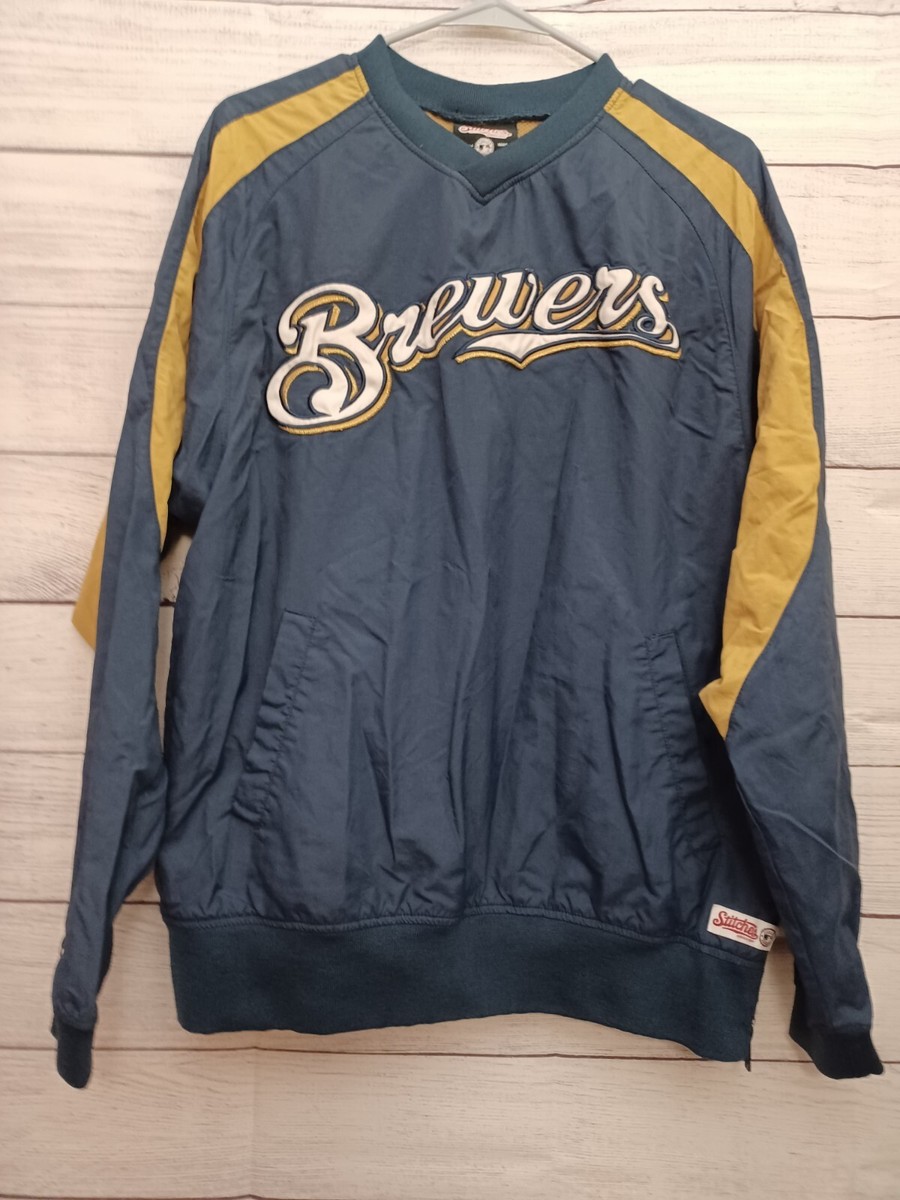 NIKE MLB BREWERS TEAM nylonpullover