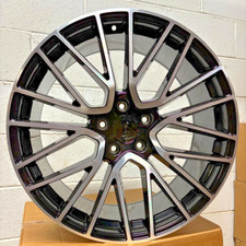 22"/Porsche Cayenne E1 E2 2002-2018/417 Design/Gloss Black/Pol/10j/Alloys X4