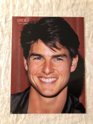 TOM CRUISE 1980s Clippings Posters Swedish magazine Okej Vintage