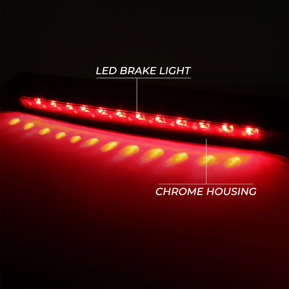 Tercera luz de freno LED parada techo maletero lámpara central para Ford Mustang 1999-2004 Foto 2 de 4