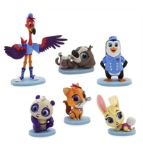 Disney Junior T.O.T.S Tiny Ones 6 Action Figures Playset Cake Toppers