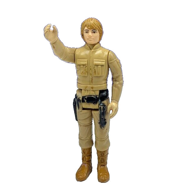 Luke Skywalker BROWN HAIR Star Wars action figure toy vintage 1980