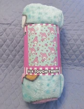 ✿ NEW Pink My Melody Soft Plush Pink Throw Blanket  ✿ 50" x 40"  Nature Edition