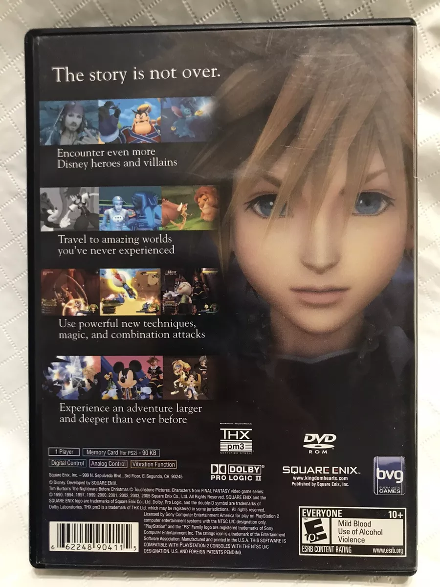 Kingdom Hearts (PlayStation 2) PS2 Tested