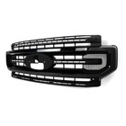 For 2020-2022 Ford F250 F-350 Super Duty Agate Black Platinum Grille Upper Grill