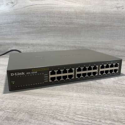 D Link DES-1024D Switch 24-Port 10/100 Fast Ethernet Switch
