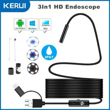 Caméra inspection endoscope 7mm étanche câble 2m USB 6 LED pour Android PC 3EN1