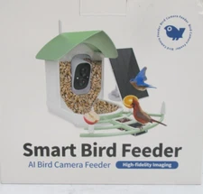 Smart Bird Feeder AI Identify Solar-Powered WiFi Auto Capture Live Camera +++
