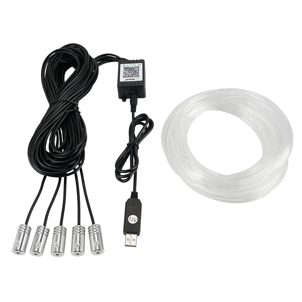 6M RGB LED Auto Innenraumbeleuchtung Lichtleiste Für BMW E46 E39