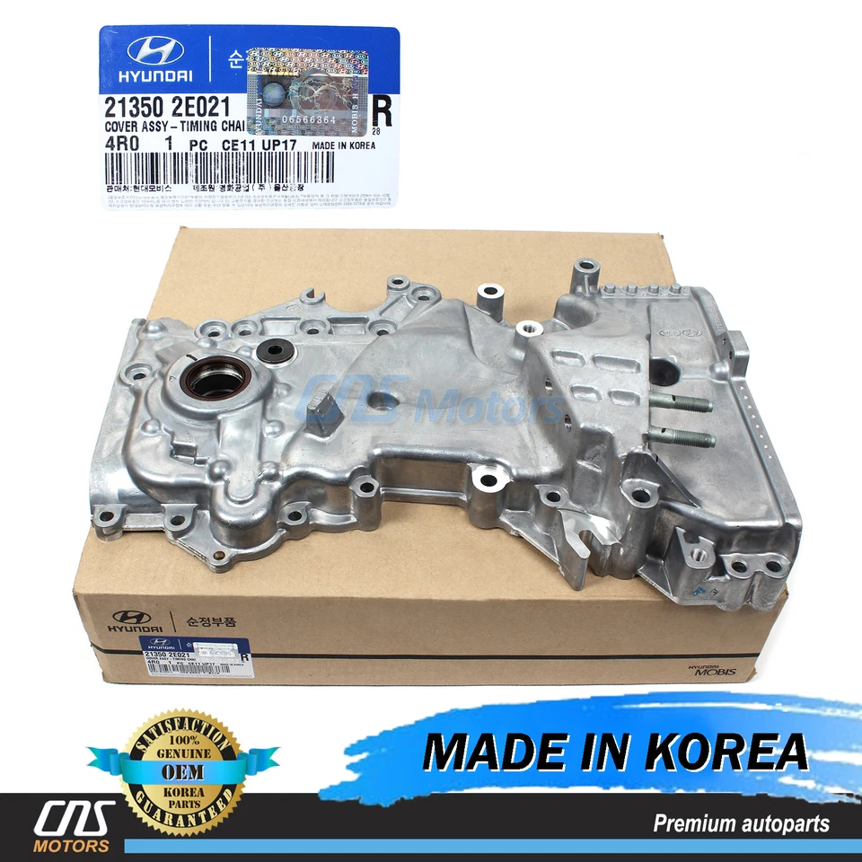 Engine Timing Chain Cover ⭐OEM⭐ for 11-14 Hyundai Elantra Soul OEM 213502E021 - Изображение 4 из 4