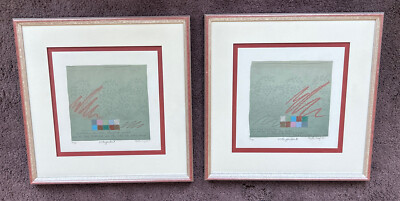 Susan Singleton  Winter Garden  Set of 2 Signed Numbered Limited Edition Prints