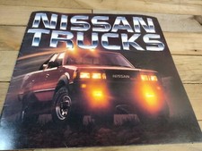 Vintage Original 1985 Nissan Truck Deluxe Showroom Sales Brochure Catalog Pickup