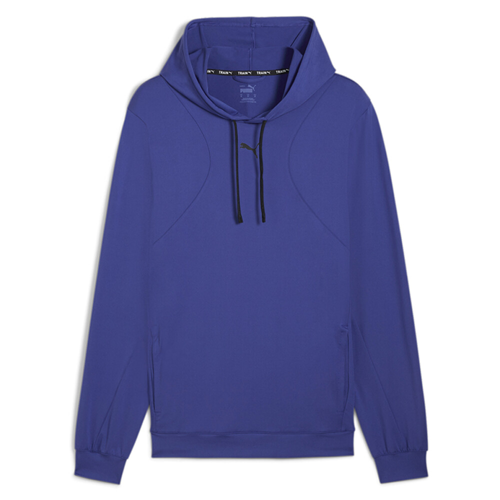 Пуловер с капюшоном Puma Cloudspun Мужская повседневная верхняя одежда синего цвета 52571627