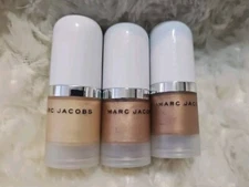 Marc Jacobs DEW DROPS Coconut Gel Highlighter Lot Of 3 TRAVEL SIZE 5ml