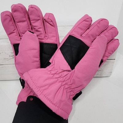 Tough Outdoors Kids Waterproof & Insulated Snow Winter Gloves, Pink, NWT