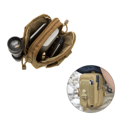 Bolsa Táctica Molle EDC Cintura Fanny Bolso de Cintura Militar Paquete Bolsillo - Imagen 14 de 18