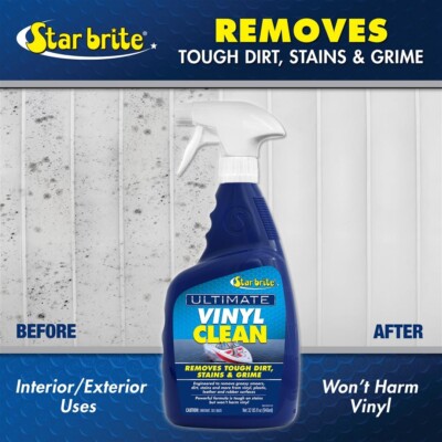 STAR BRITE Ultimate Vinyl Clean Spray - 32 Fl Oz (Pack of 1), Clear