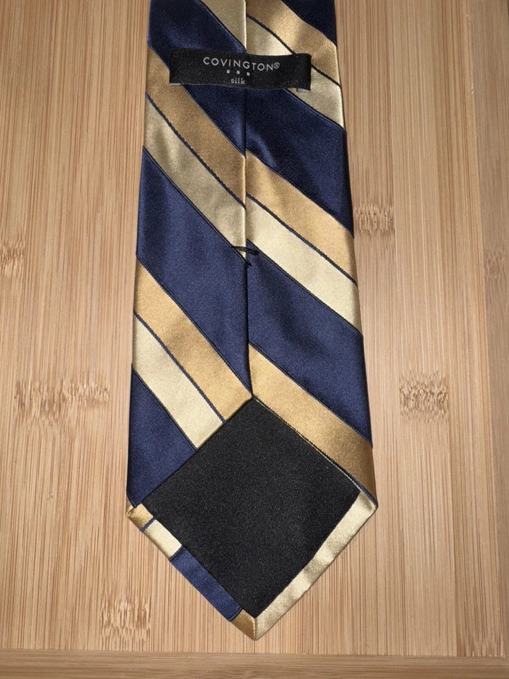 Corbata de seda a rayas multicolor Covington - 60L 3,75W Foto 2 de 2
