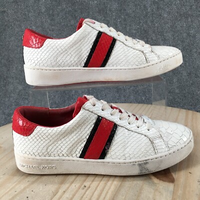 Michael Michael Kors Shoes Womens M Casual Sneakers Flats White Leather 