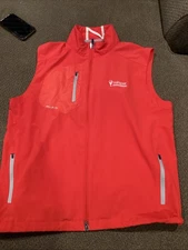 Valspar Championship Golf Zero Restriction Full Zip Vest Mens L EXCELLENT Cond