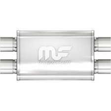Magnaflow 11386 Silenciador Rendimiento Universal 2.5" Doble Entrada Salida 4x9x14 Ovalado