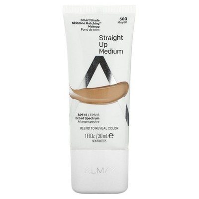 Almay Smart Shade Skintone Matching Makeup SPF 15 Shade 300 Medium 