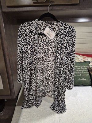 Heimish Leopard Print Sheer Kimono