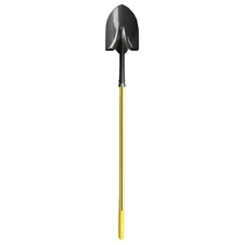 Ergo Power® Round Point Shovel, 11.5 in x 9 in Round Pt Blade, 48 in Fiberglass