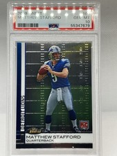 2009 Topps Finest #100 Matthew Stafford RC PSA 10