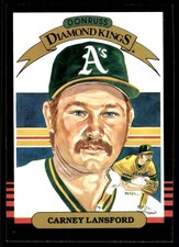 Carney Lansford 1985 Donruss #8 Athletics MLB READ FREE SHIPPING AutographDen