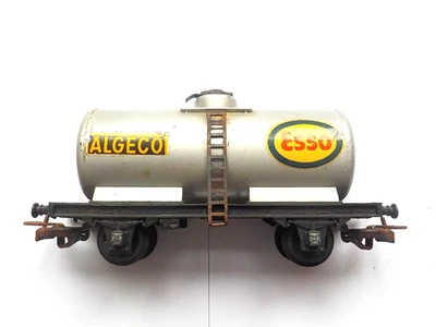 Wagon Jouef Marchandises Citerne Pétrole Algéco Esso Wagon Gris référence 640 - Photo 1/4