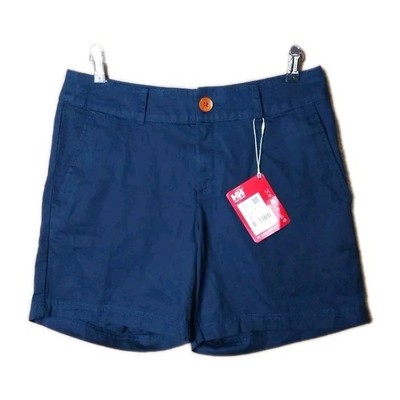 NWT Helly Hansen HH Women's Navy Marine Pier Cotton Hemp Shorts Size W 30