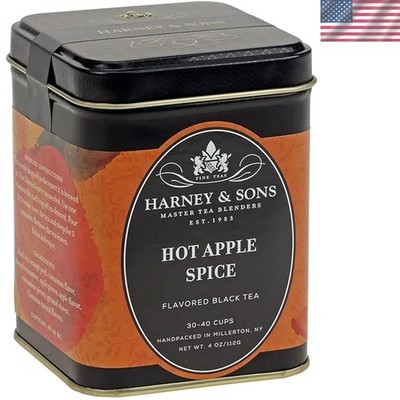 Hot Apple Spice Tea 4 oz Black