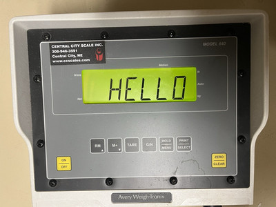 Avery Weigh-Tronix Model 640 compact multipurpose indicator