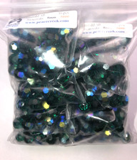 Swarovski crystal 8mm Emerald AB 5000 8 baggies of 36 288 beads