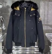 Classic Warmth Moose Knuckles Goldwin Scissors Rivet Hoodie Down Jacket