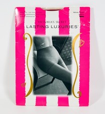 Victoria's Secret Lasting Luxuries Control Top Pantyhose ROYAL RUBY Size Small